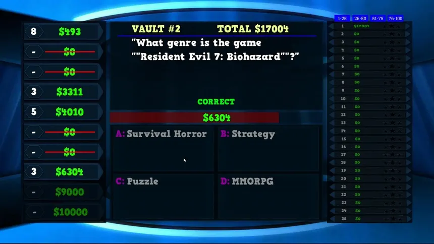 Скриншот 3 к игре Trivia Vault: Video Game Trivia Deluxe