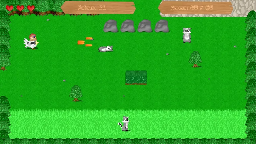 Скриншот 1 к игре Chicken with Chainguns