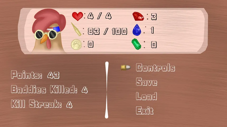 Скриншот 8 к игре Chicken with Chainguns