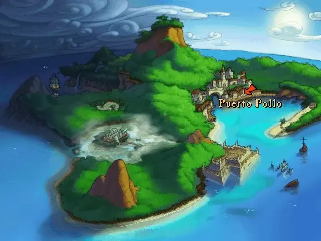 Скриншот 2 к игре The Curse of Monkey Island