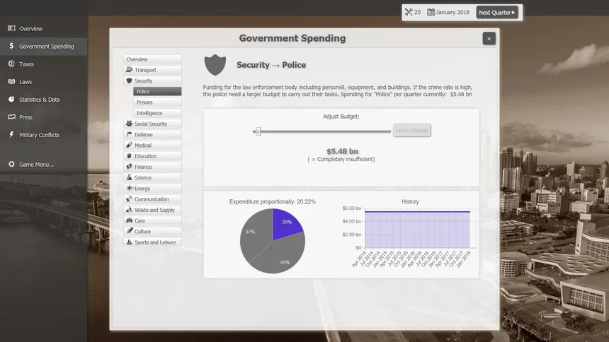 Скриншот 5 к игре Government Simulator