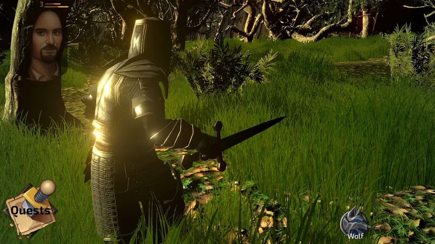 Скриншот 3 к игре The Monk and the Warrior. The Heart of the King.