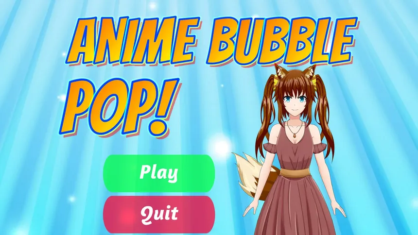 Скриншот 1 к игре Anime Bubble Pop