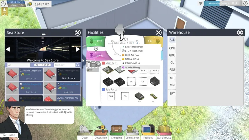 Скриншот 5 к игре Bitcoin Tycoon - Mining Simulation Game