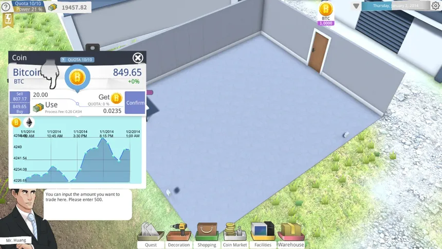 Скриншот 7 к игре Bitcoin Tycoon - Mining Simulation Game