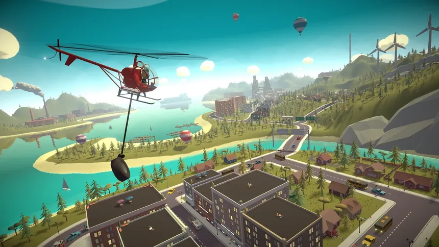 Скриншот 3 к игре Cats Fly Helicopters