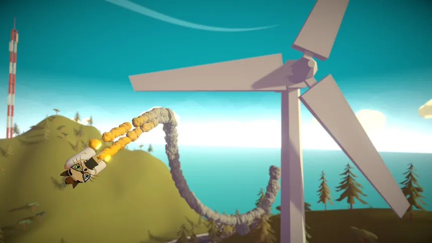 Скриншот 4 к игре Cats Fly Helicopters