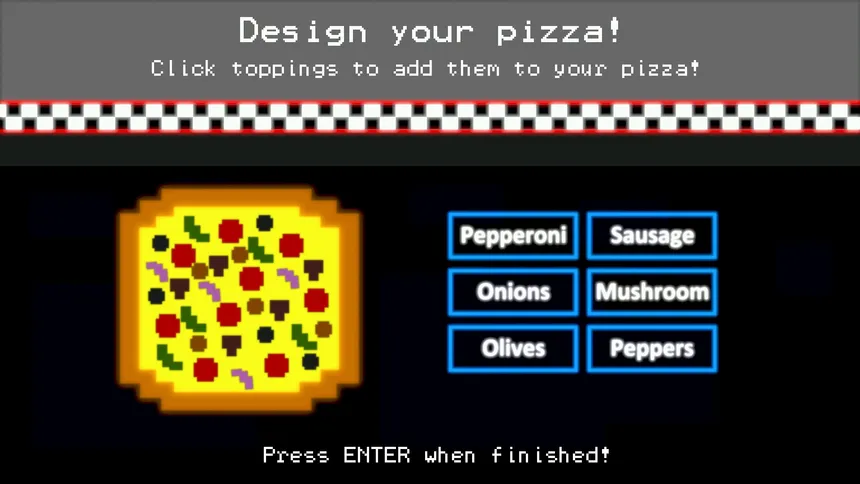 Скриншот 2 к игре Freddy Fazbear's Pizzeria Simulator