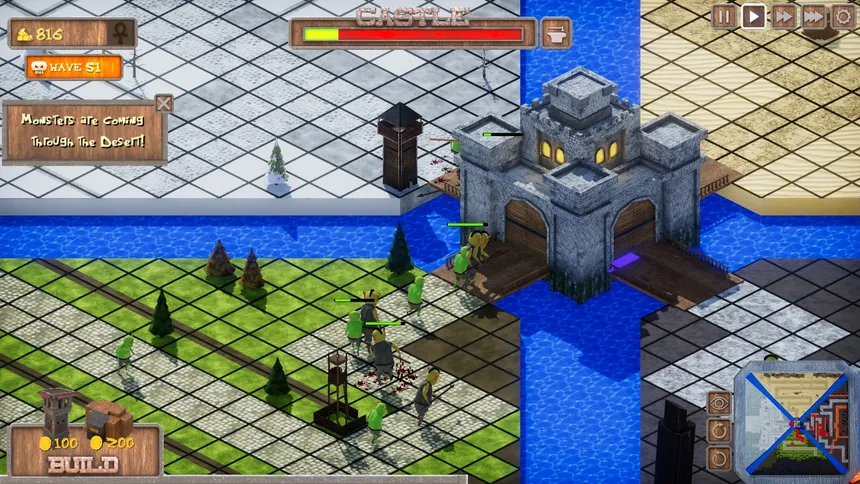 Скриншот 2 к игре Goblins Keep Coming - Tower Defense