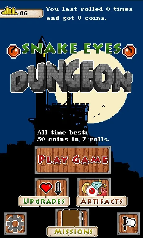Скриншот 1 к игре Snake Eyes Dungeon