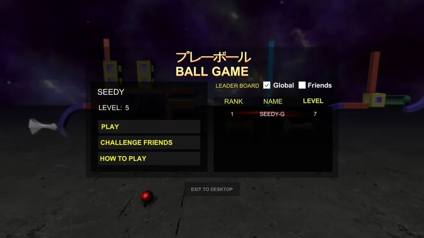 Скриншот 1 к игре BALL GAME