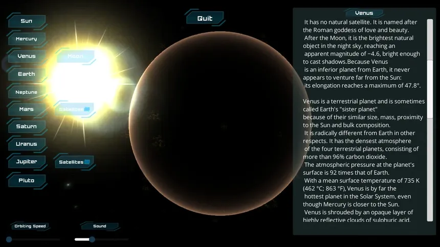 Скриншот 1 к игре Solar System