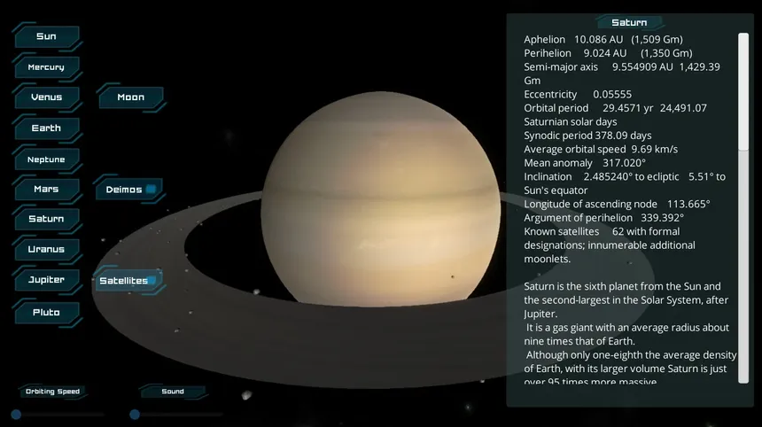 Скриншот 3 к игре Solar System