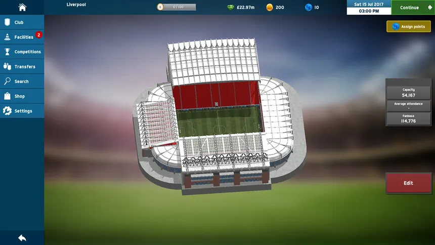 Скриншот 5 к игре Soccer Manager 2018