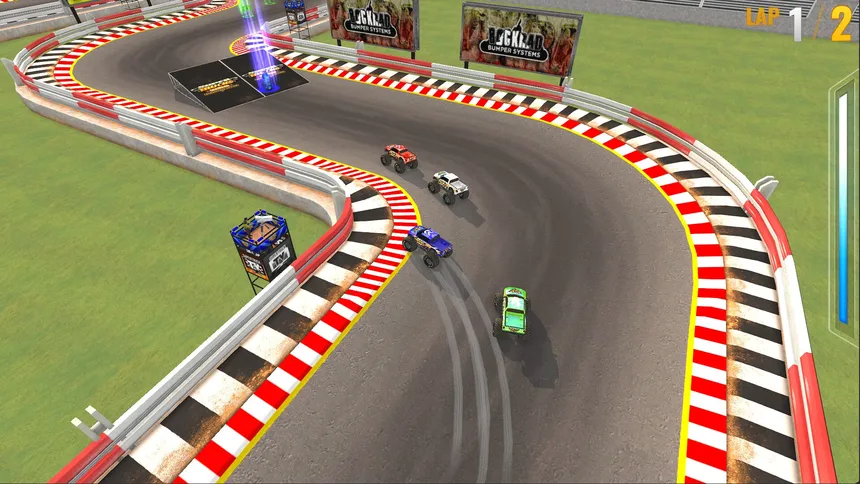 Скриншот 1 к игре SuperTrucks Offroad Racing