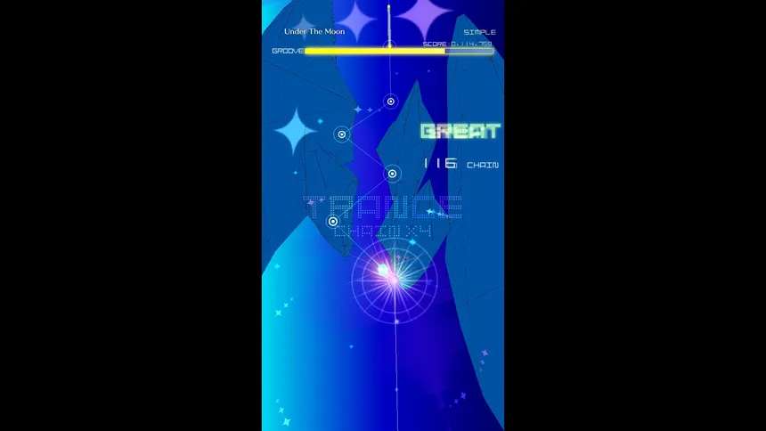 Скриншот 1 к игре Groove Coaster