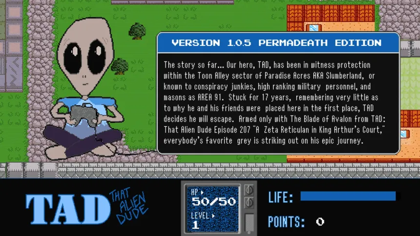 Скриншот 1 к игре TAD: That Alien Dude