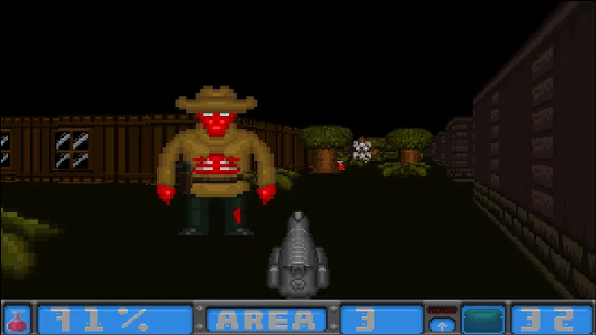 Скриншот 1 к игре Super Meat Shooter