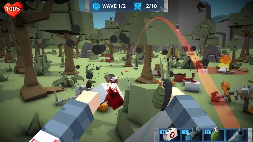 Скриншот 2 к игре Walking Zombie: Shooter