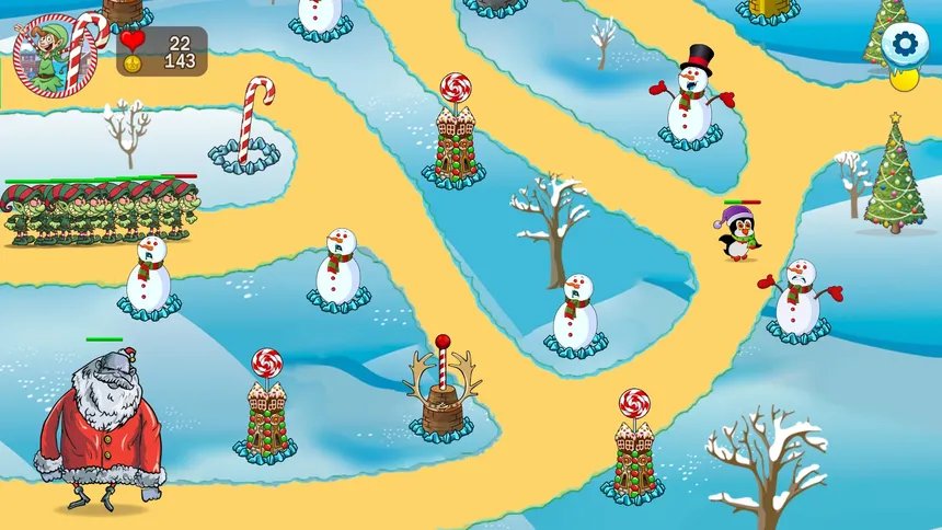 Скриншот 1 к игре Stop Santa - Tower Defense