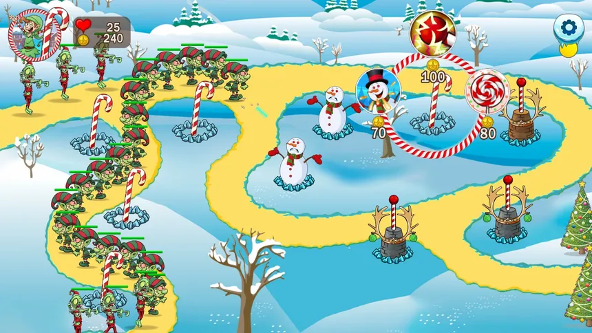 Скриншот 3 к игре Stop Santa - Tower Defense