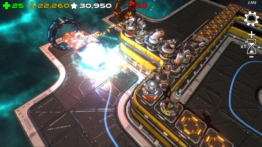 Скриншот 1 к игре Space Panic Defense