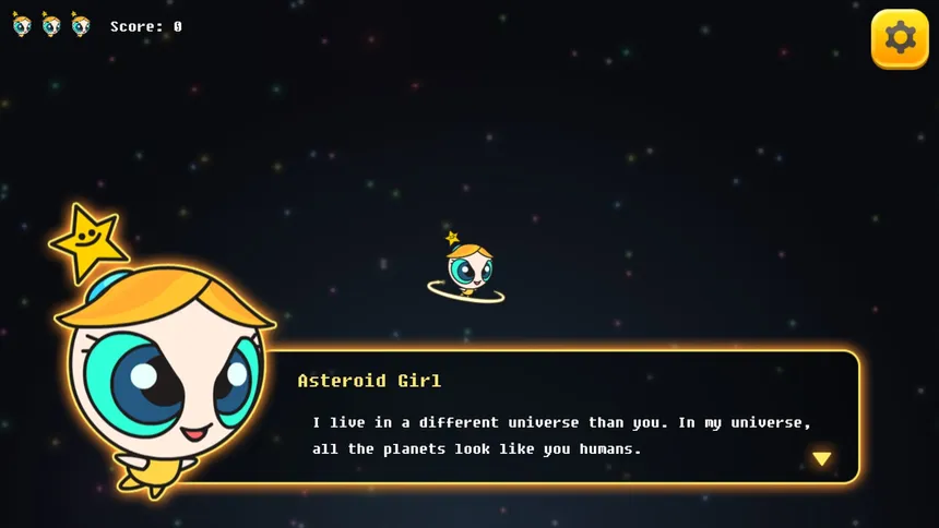 Скриншот 2 к игре Asteroid Girl