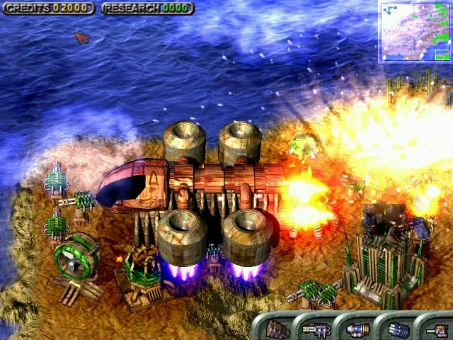 Скриншот 1 к игре State of War : Warmonger / 蓝色警戒 (Classic 2000)