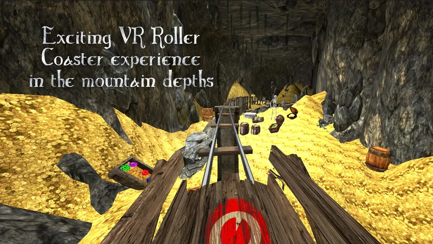 Скриншот 2 к игре VR Roller Coaster - Cave Depths