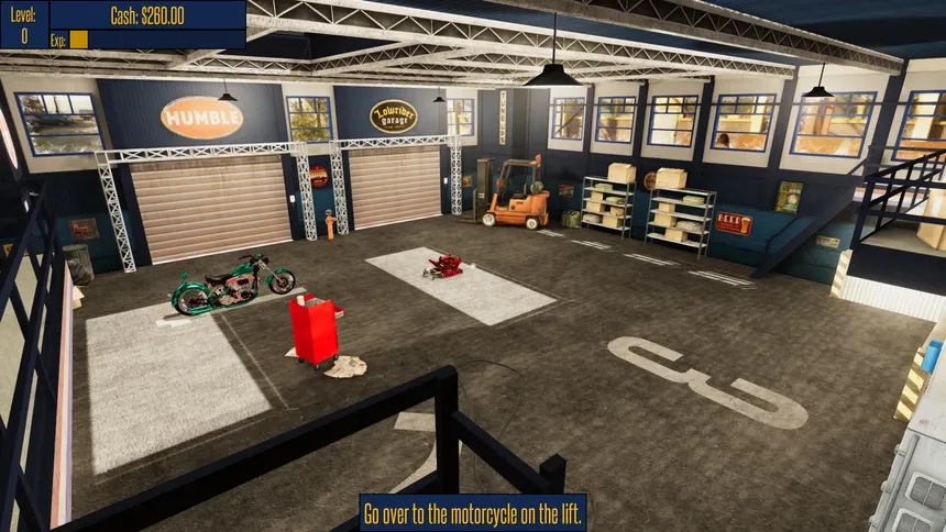 Скриншот 2 к игре Motorbike Garage Mechanic Simulator