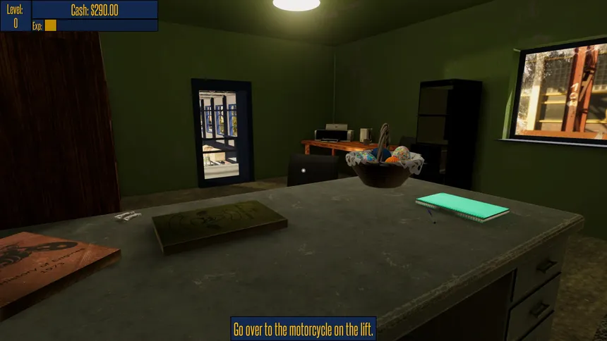 Скриншот 6 к игре Motorbike Garage Mechanic Simulator