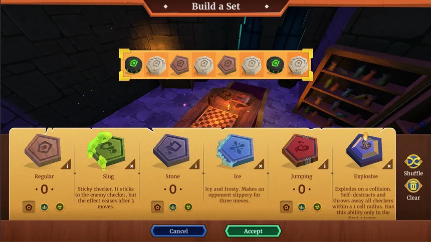 Скриншот 1 к игре Knockout Checkers Chamber