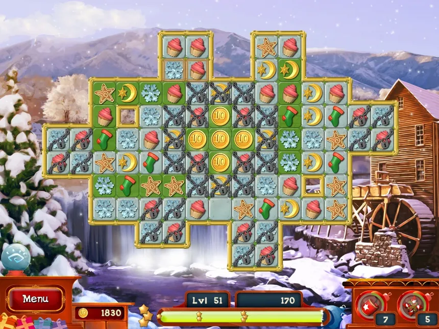 Скриншот 2 к игре Christmas Puzzle 2