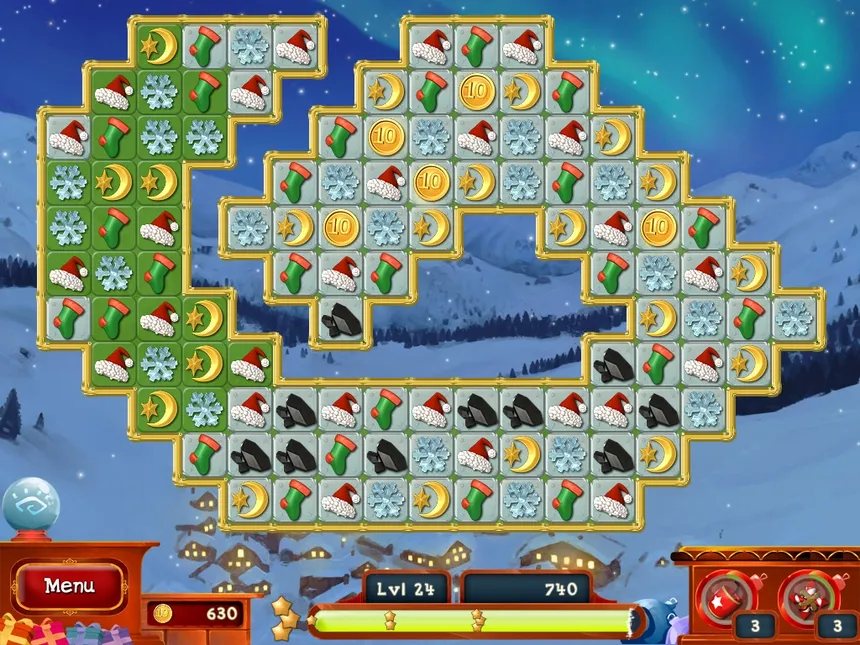 Скриншот 4 к игре Christmas Puzzle 2