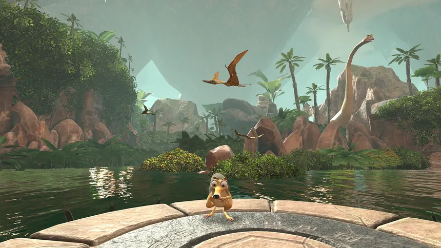 Скриншот 2 к игре Ice Age Scrat's Nutty Adventure