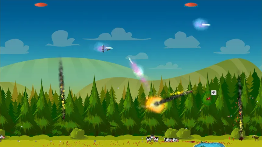 Скриншот 2 к игре Dog Fight Super Ultra Deluxe