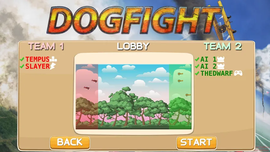 Скриншот 8 к игре Dog Fight Super Ultra Deluxe
