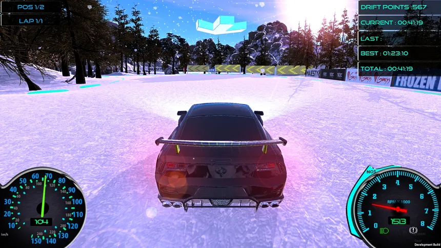 Скриншот 2 к игре Frozen Drift Race (Restocked)