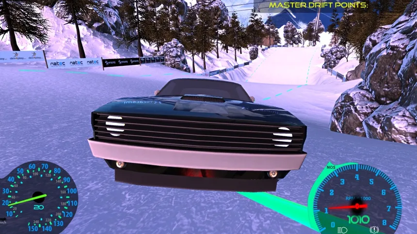 Скриншот 7 к игре Frozen Drift Race (Restocked)