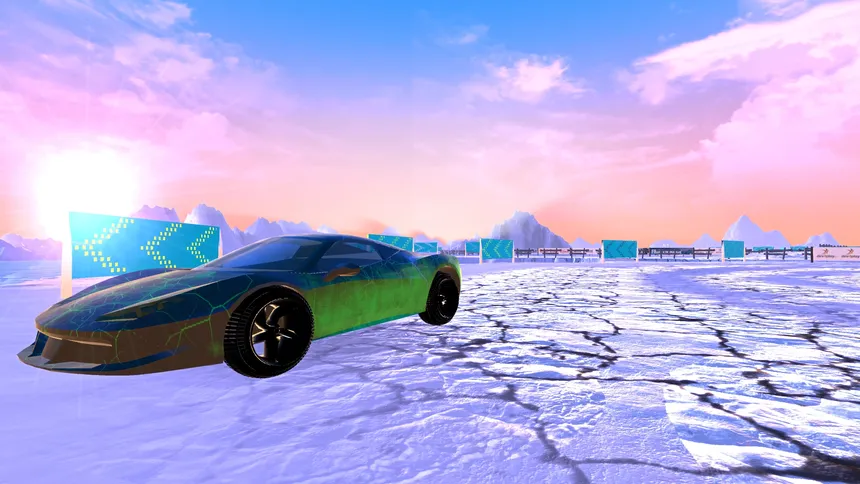 Скриншот 8 к игре Frozen Drift Race (Restocked)