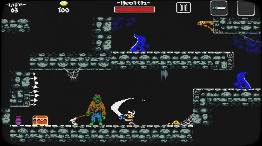 Скриншот 4 к игре Ghoulboy - Dark Sword of Goblin