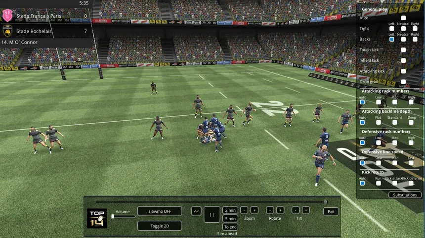 Скриншот 4 к игре National Rugby Manager