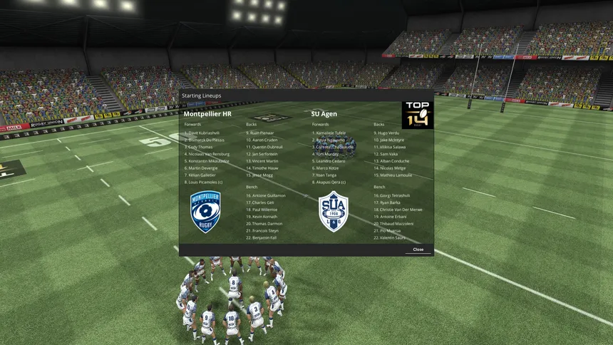 Скриншот 5 к игре National Rugby Manager