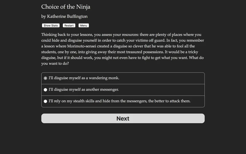 Скриншот 2 к игре Choice of the Ninja