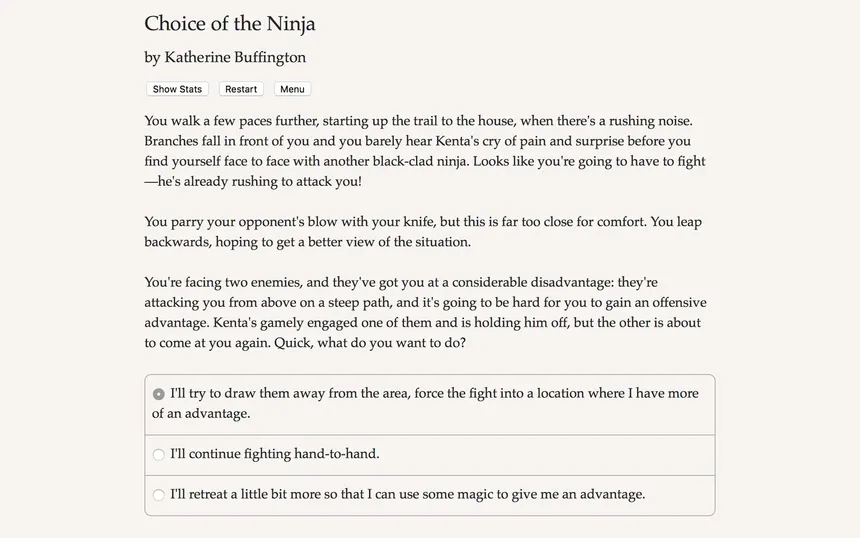 Скриншот 3 к игре Choice of the Ninja