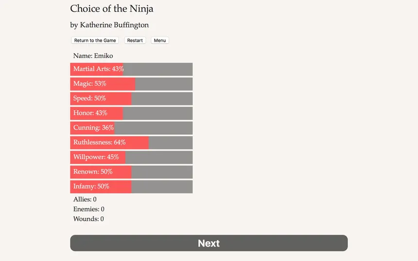 Скриншот 5 к игре Choice of the Ninja