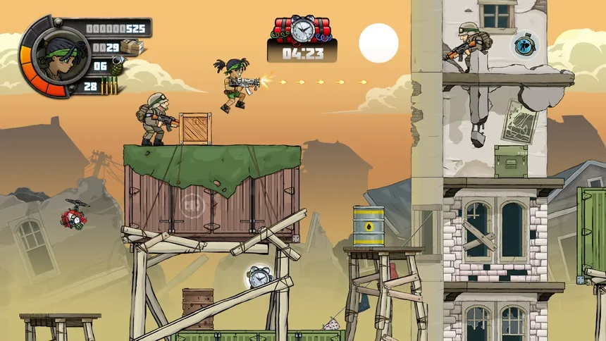 Скриншот 1 к игре Metal Soldiers 2