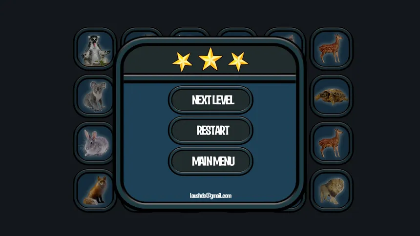 Скриншот 3 к игре Animals Memory