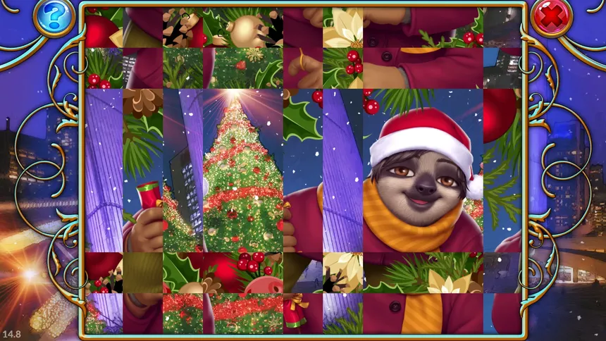 Скриншот 1 к игре Travel Mosaics 6: Christmas Around the World