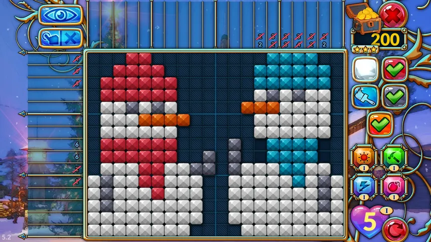 Скриншот 2 к игре Travel Mosaics 6: Christmas Around the World
